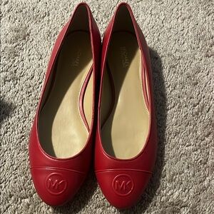 New Michael Kors Red Women's Flats